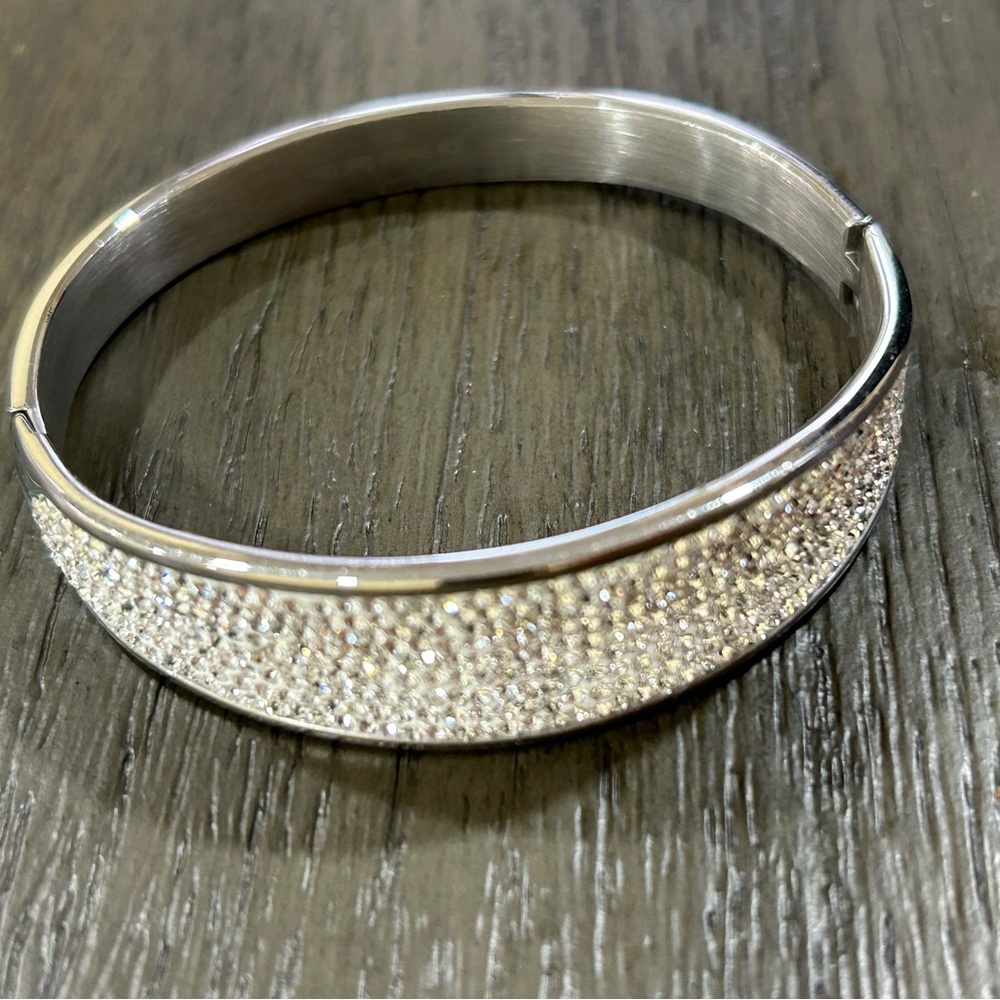 JCM Stainless Steel Bracelet/Bangle Gem Stones‎